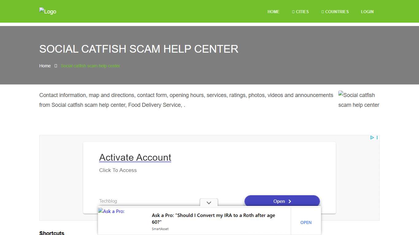 Social catfish scam help center (2026)
